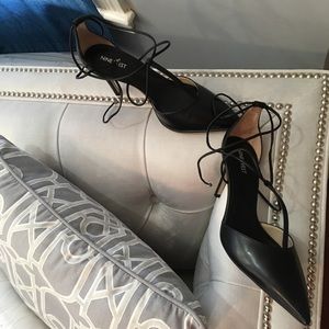 Sexy T-Strap Wrap-Ankle “Quincy” Stilettos